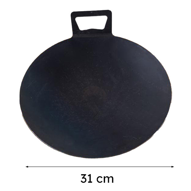 Ebony Iron Roti Tawa - 11 Inch media 5