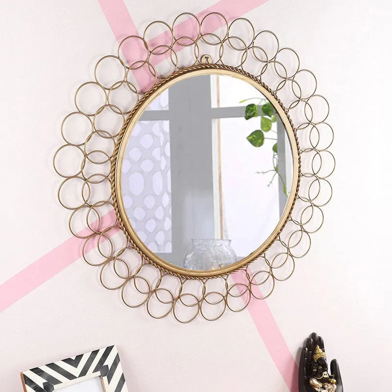 Noor Round Radiance Wall Mirror media 4