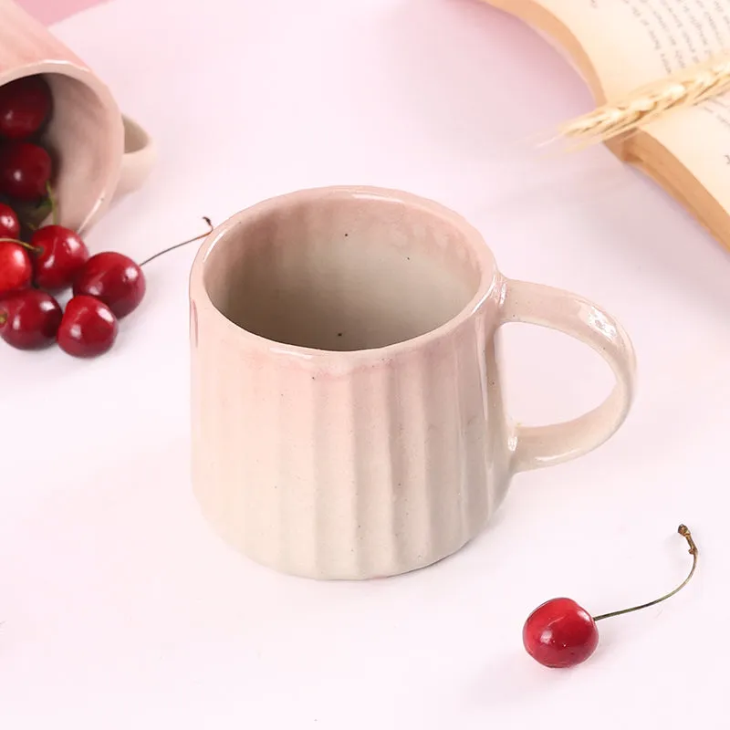 Mirella Ceramic Coffee Mug (250 mL) - Pink media 1