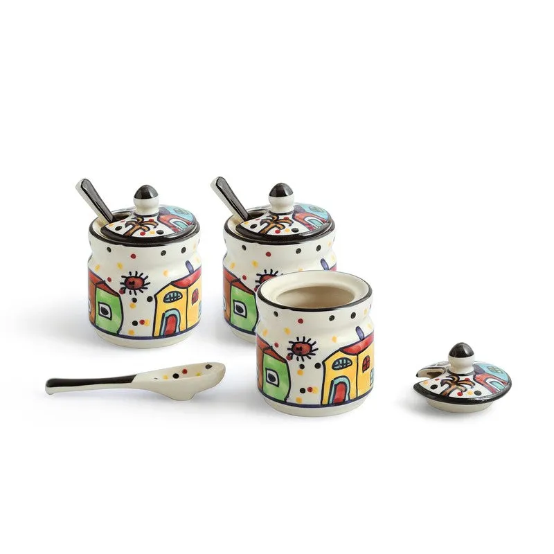 Kalakutir Ceramic Jar Set - Six Piece Set media 3