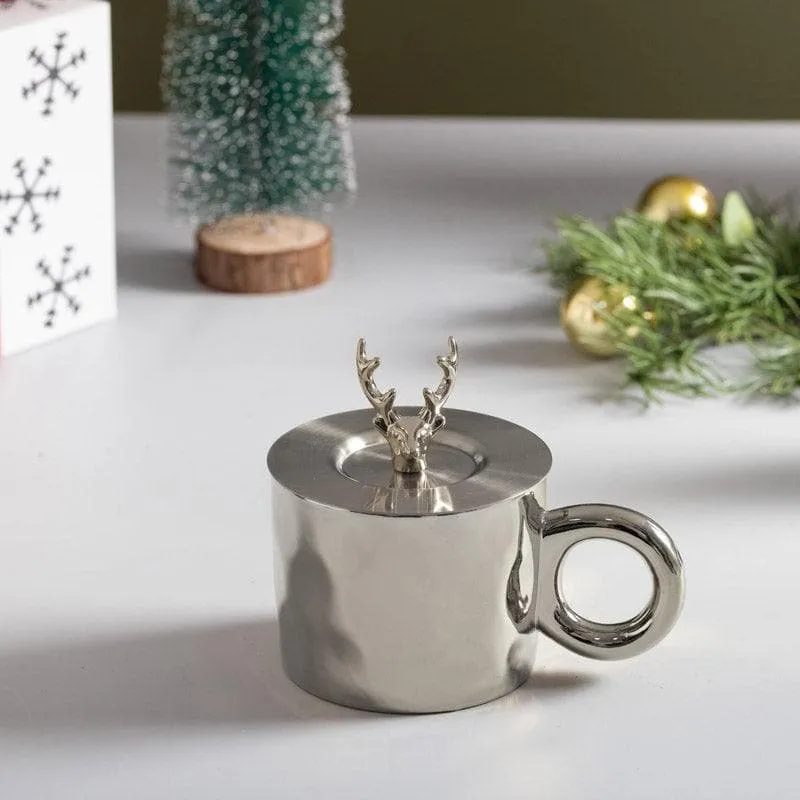 Deer Porcelain","Metal Coffee Mug (400 mL) media 4
