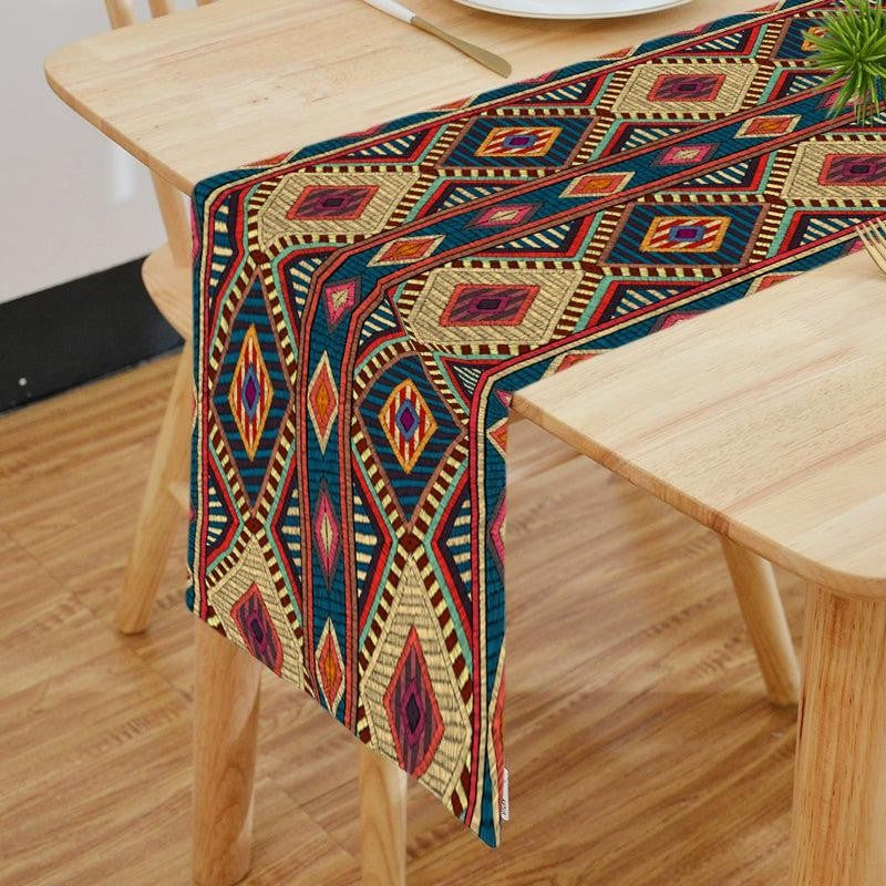 Oorja Poly Canvas Table Runner - Multicolor image 3