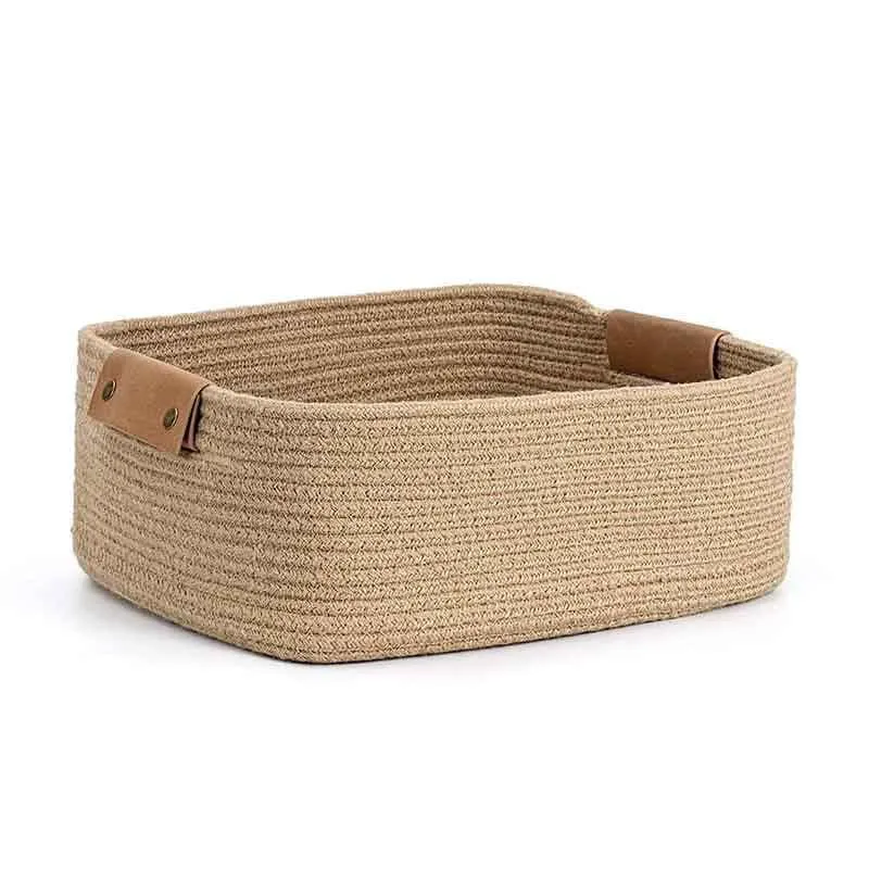 Cappucino Jute Storage Basket - Brown media 6