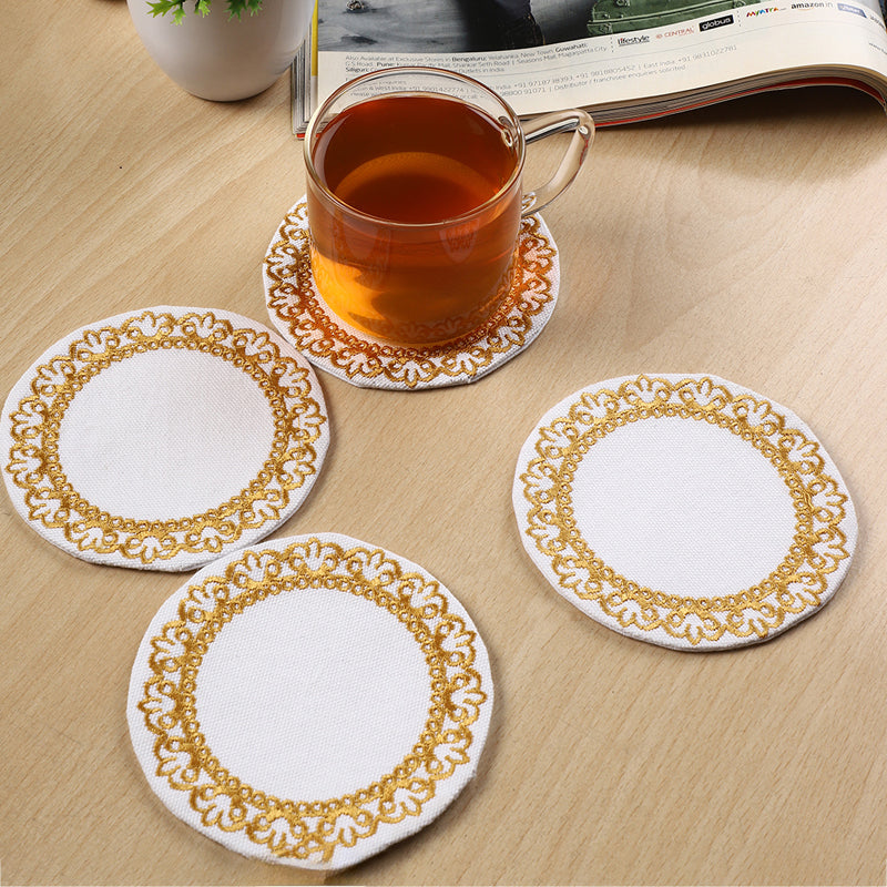 Tribe Trim Coaster - Set Of Four