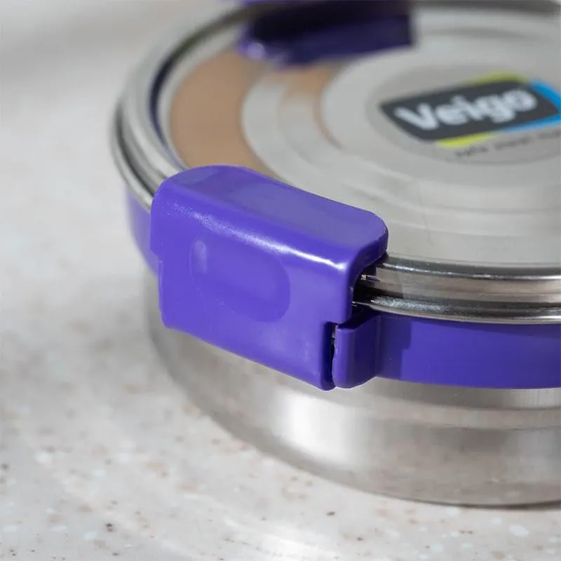 Clip Lock Lunch Box (275 mL) - Violet media 5