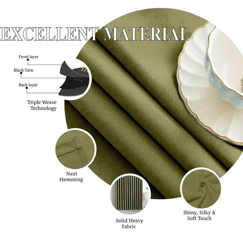 Vienna Pleated Curtain Valance (Khaki) - Set Of Two media 5
