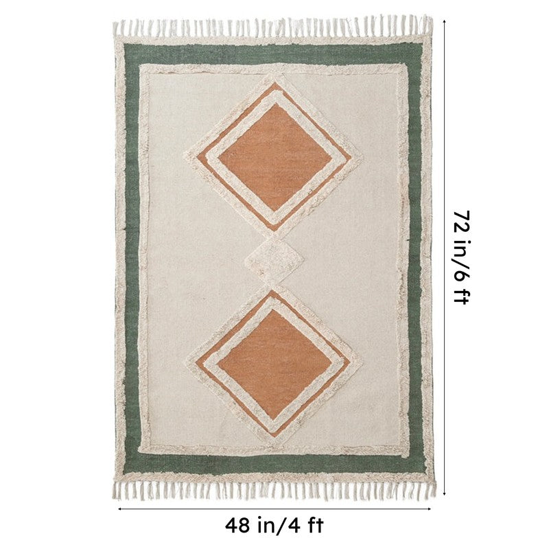 Kael Handwoven Cotton Rug media 8