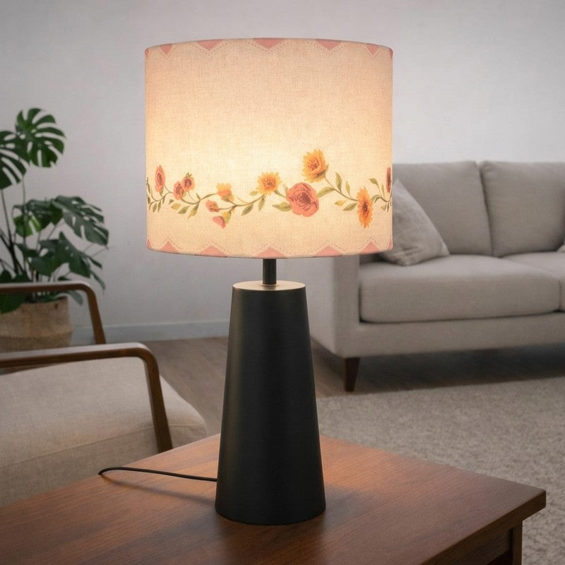 Aurelia Nova Cotton Table Lamp - Ivory