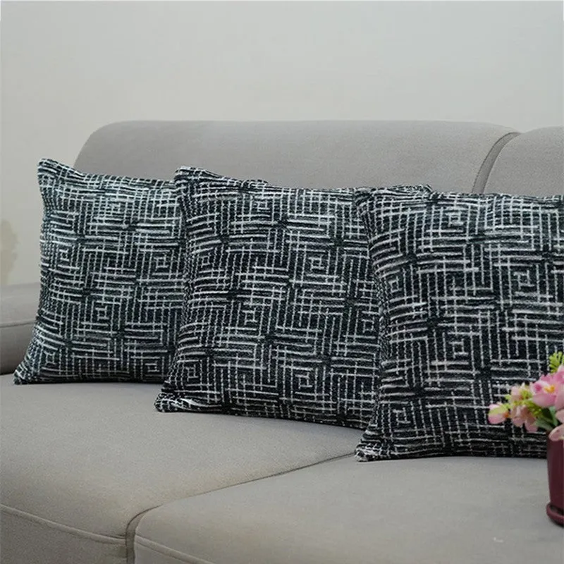 GeoMirage Cushion Cover (Black) - Set Of Three media 4