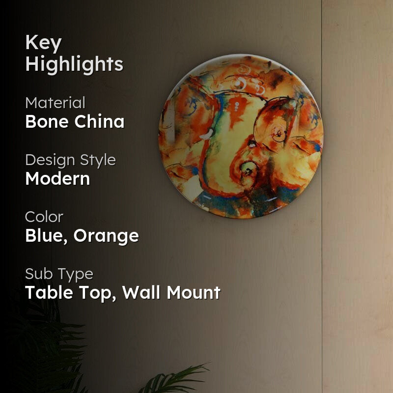 Vinayaka Inspired Decorative Plate media 2