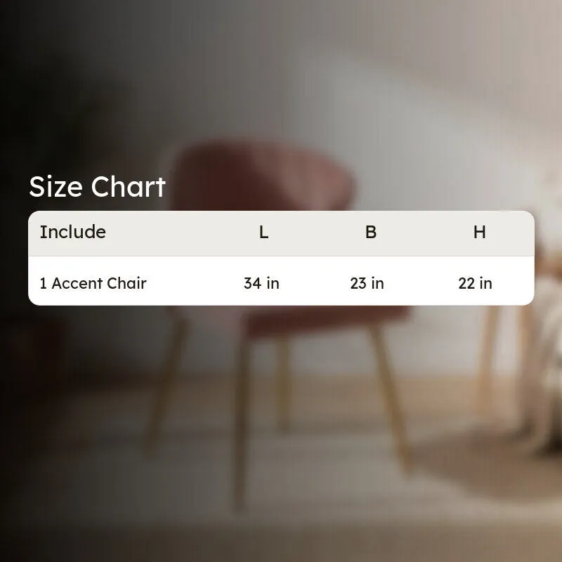 Cozyra Metal Accent Chair - Pink media 8
