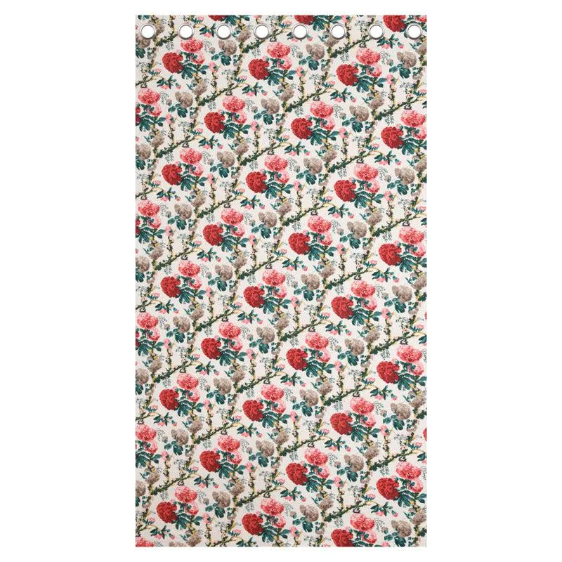 Mivaana Floral Curtain (Peach) - Set Of Two media 8