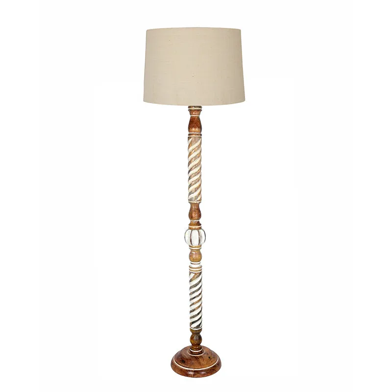 Elfin Carve Floor Lamp - White media 3