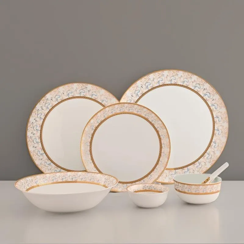 Spectrum Gold Dinner Set - 33 Piece Set media 1