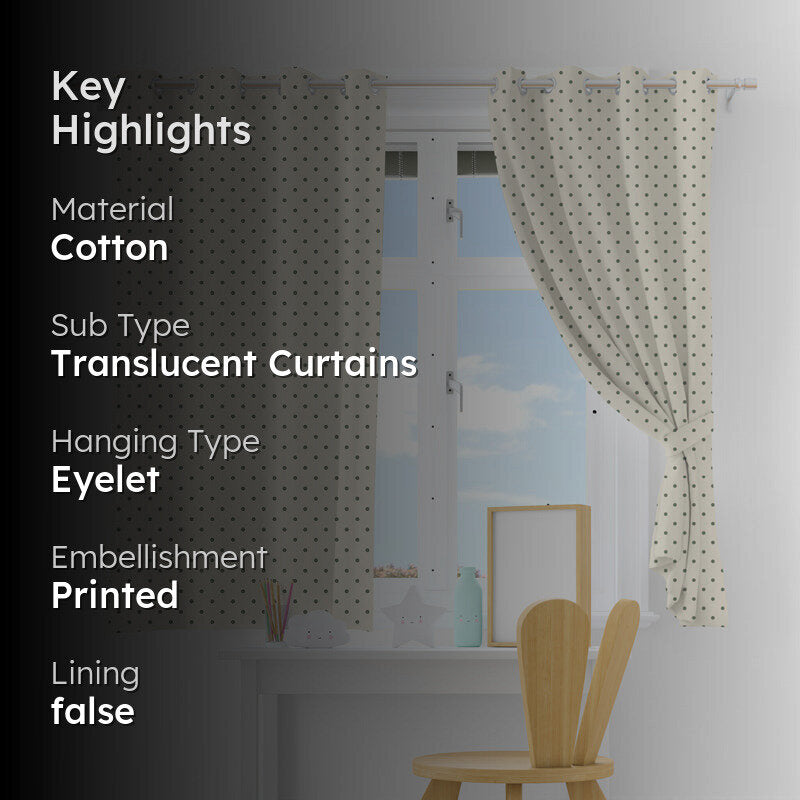 Draco Translucent Curtain (White) - Set Of Two media 2