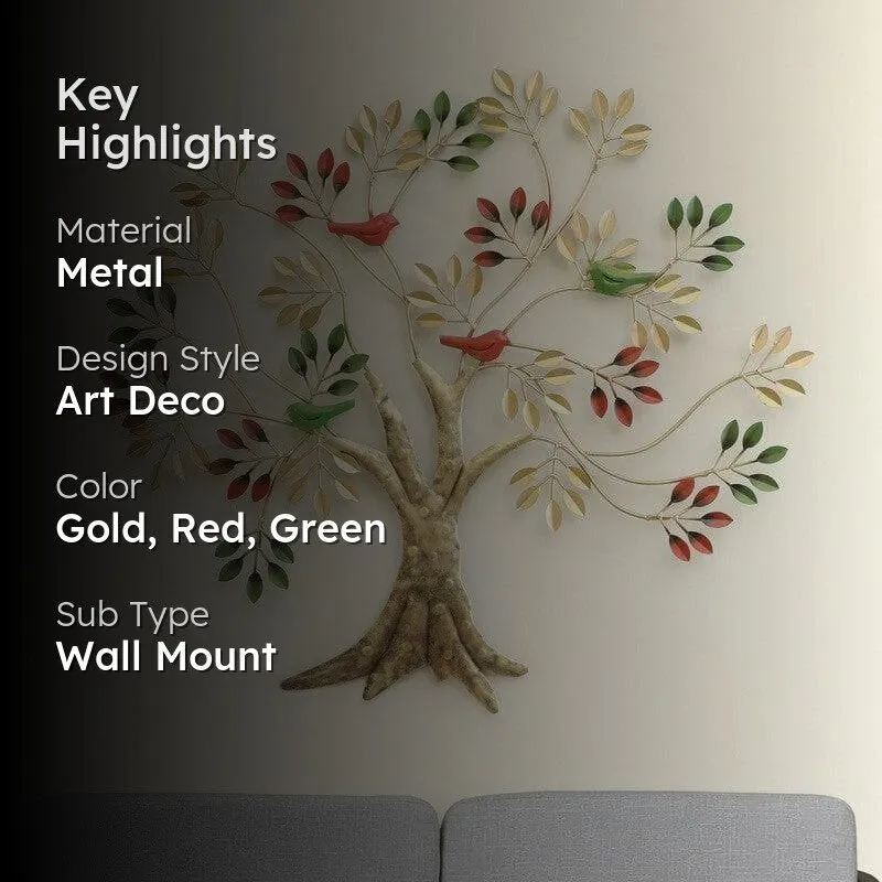 Fidelma Metal Tree Wall Accent media 2