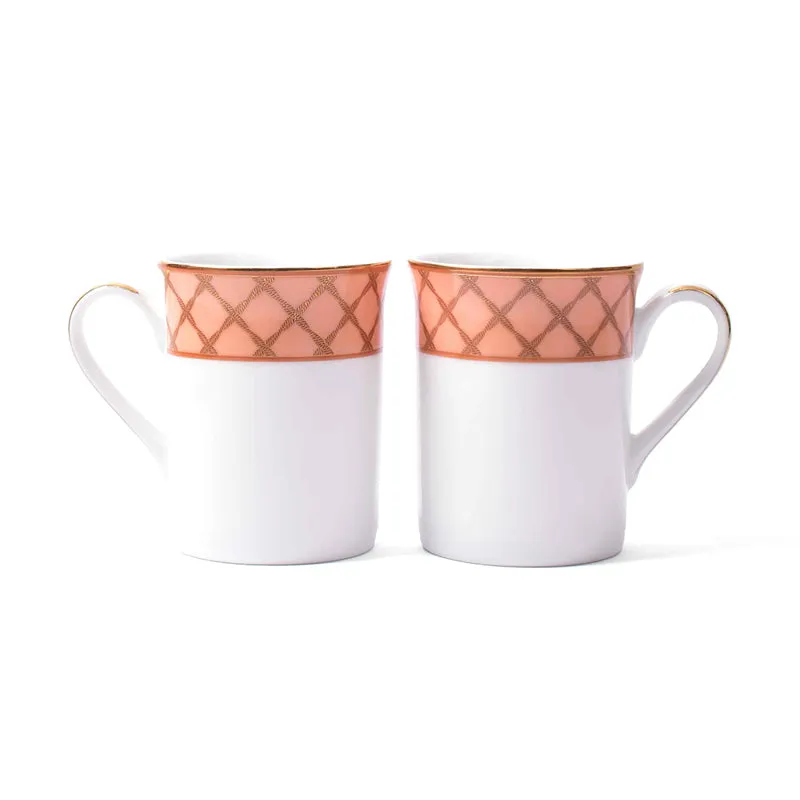 Angel 24k Gold Brushed Porcelain Coffee Mug (300 mL) - Two Piece Set media 8