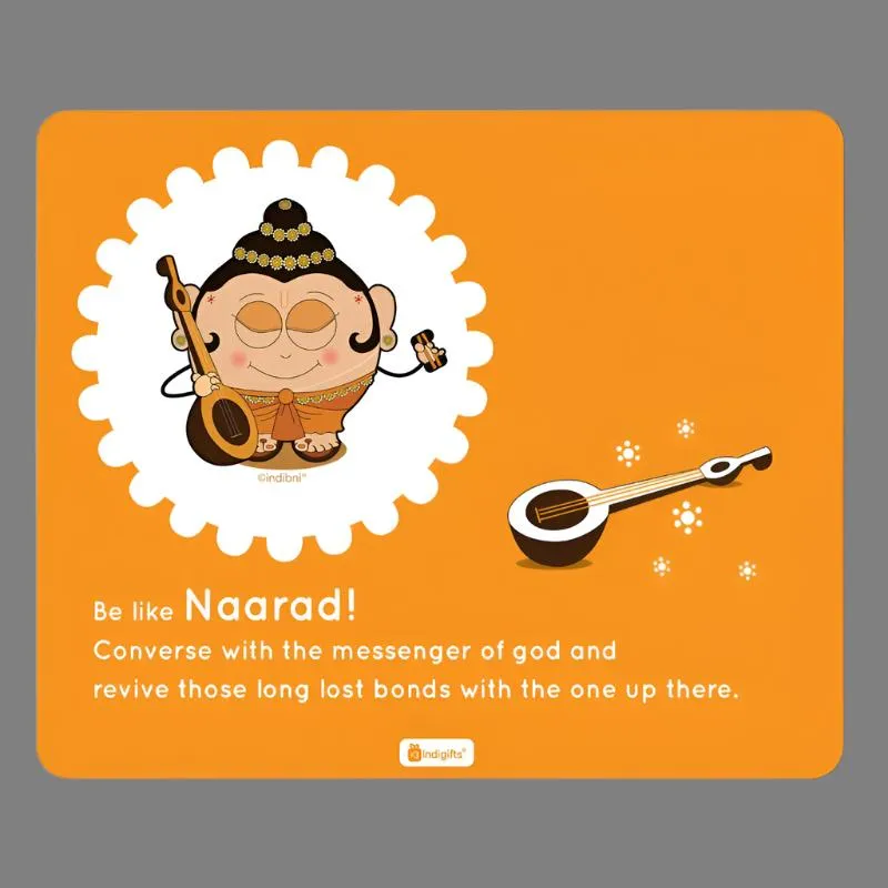 Whimsy Cute Naarad Mouse Pad media 1
