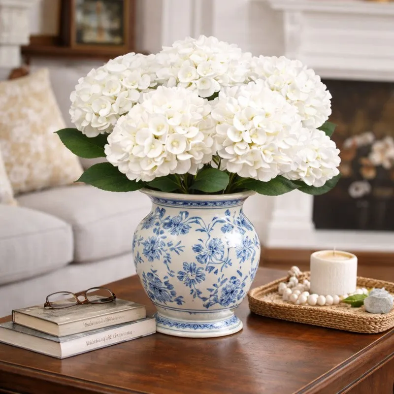 Spring Blossom Artificial Hydrangea Flower - Set Of Four media 1