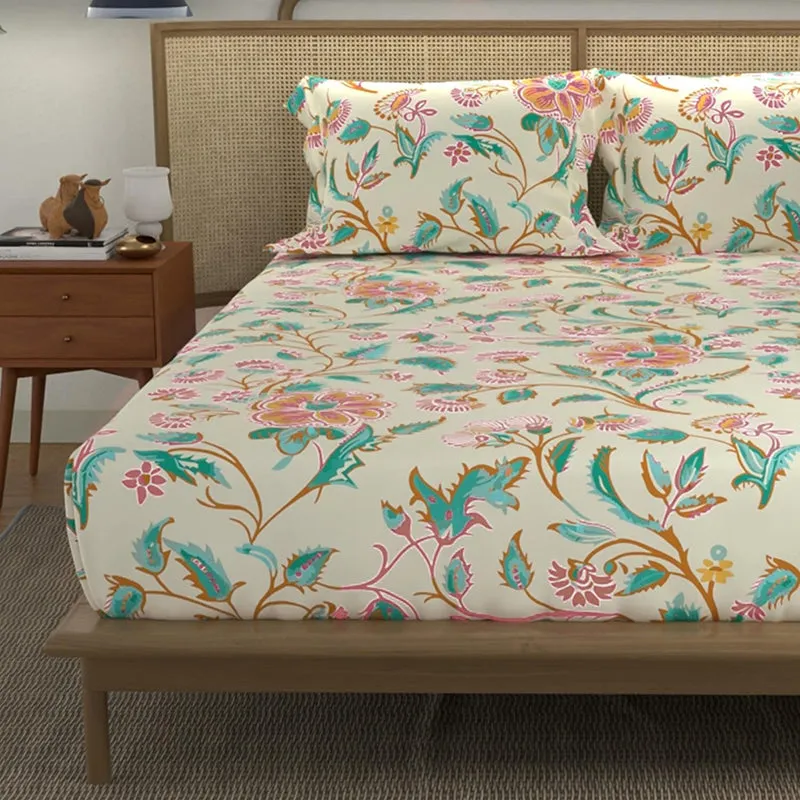 Urban Space Petanova Cotton Bedsheet - 144 TC media 4