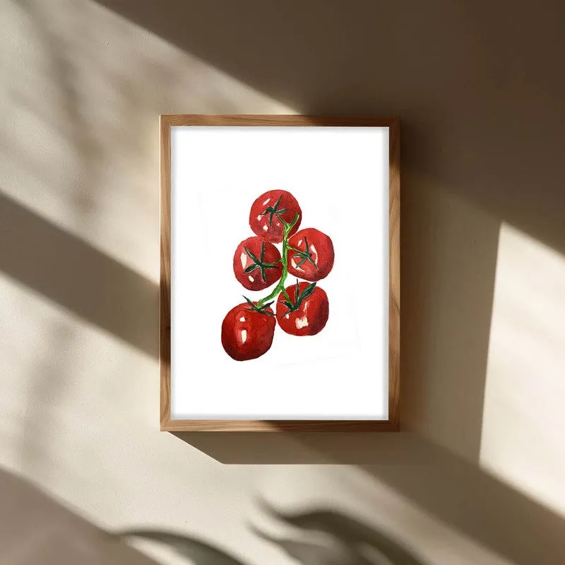 GlidedTomatino Archival Canvas Wall Art - Brown media 3