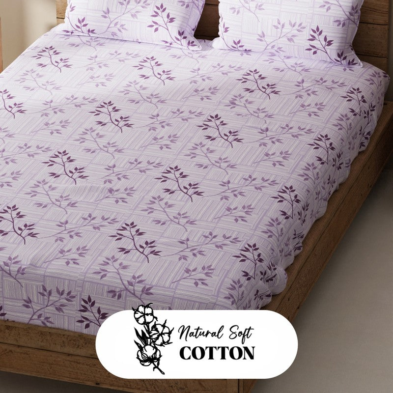 Uvral Bedsheet (Lavender) - 115 GSM media 5