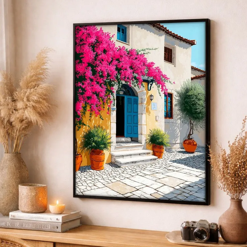 White haven Canvas Wall Painting - Black Frame media 3