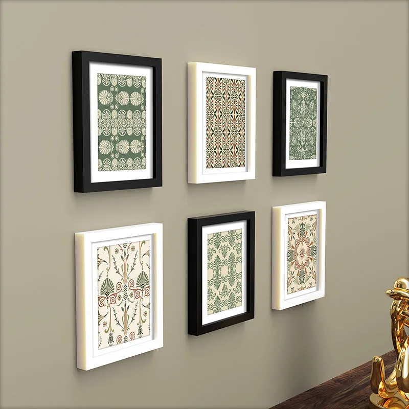 Motifs Of Traditions I Wall Art With Frame - Set Of Six media 6