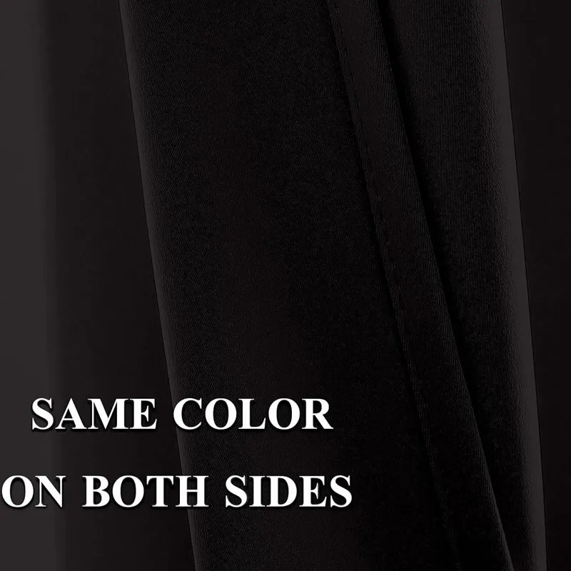 Vienna Pleated Curtain Valance (Black) - Set Of Two media 6