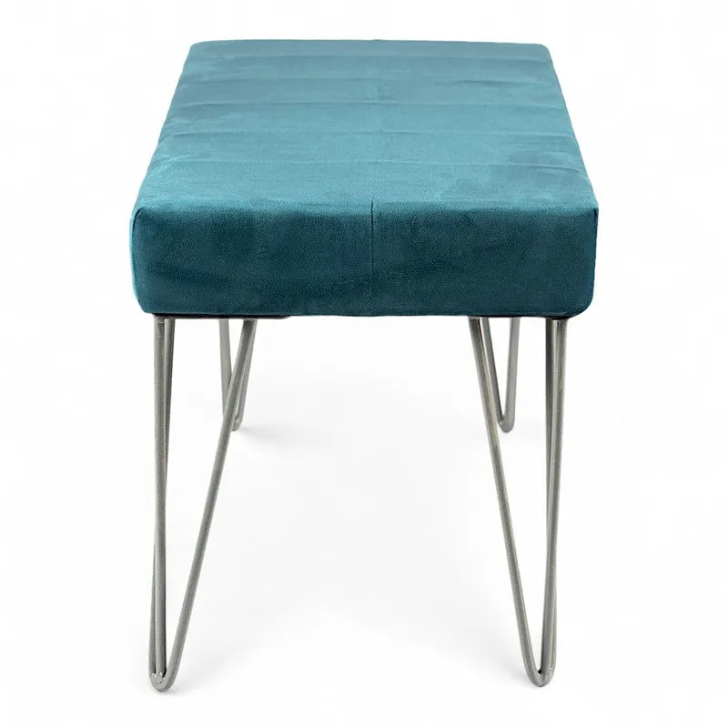 Brixon Sheesham Wooden Bench - Blue media 5