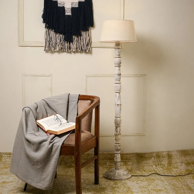 Nocturne Prism Jute Floor Lamp media 2