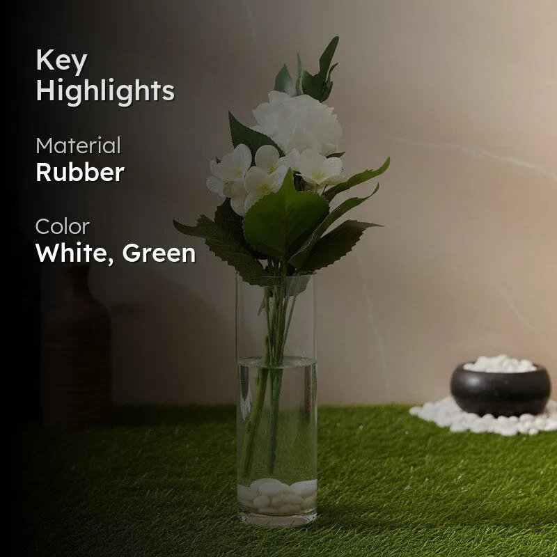 Bloomelle Artificial Flowers Bunch - White media 2
