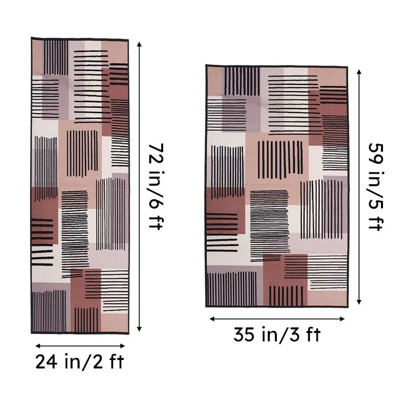 Grid & Stripes Anti-Skid Carpet media 7