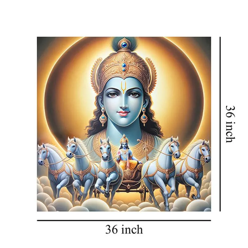 Celestial Chariot Wall Painting media 7