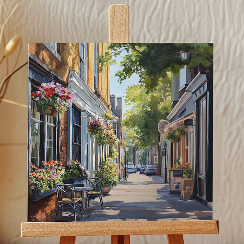 Quaint Towns Canvas Showpiece