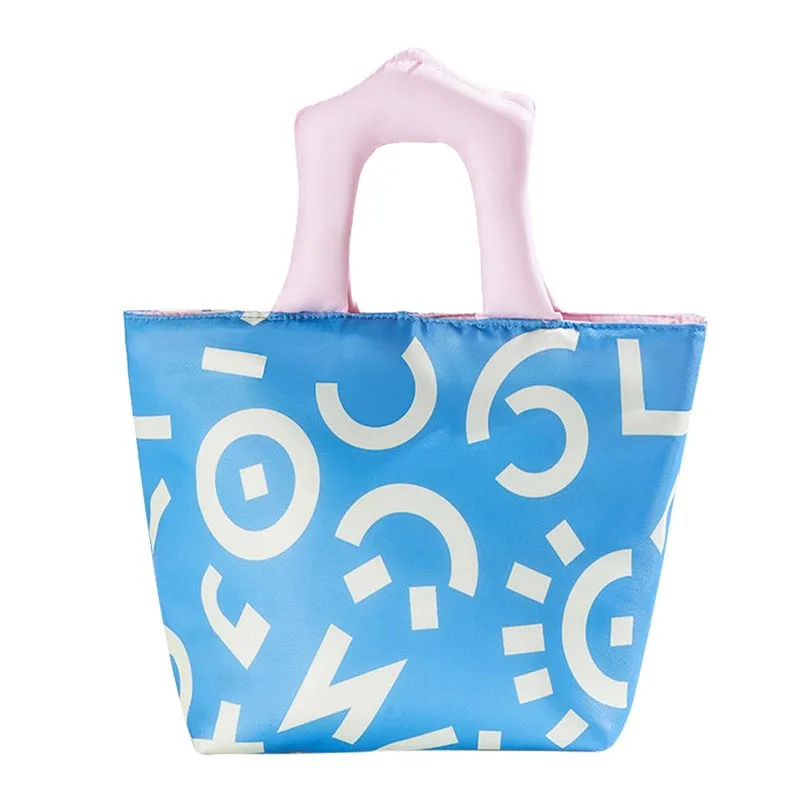 Aqua Art Lunch Bag - Blue media 3