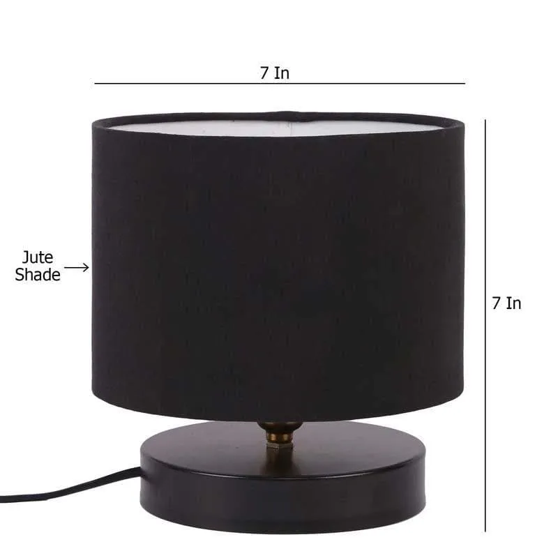 Dum Dum Fabric Table Lamp - Black media 7