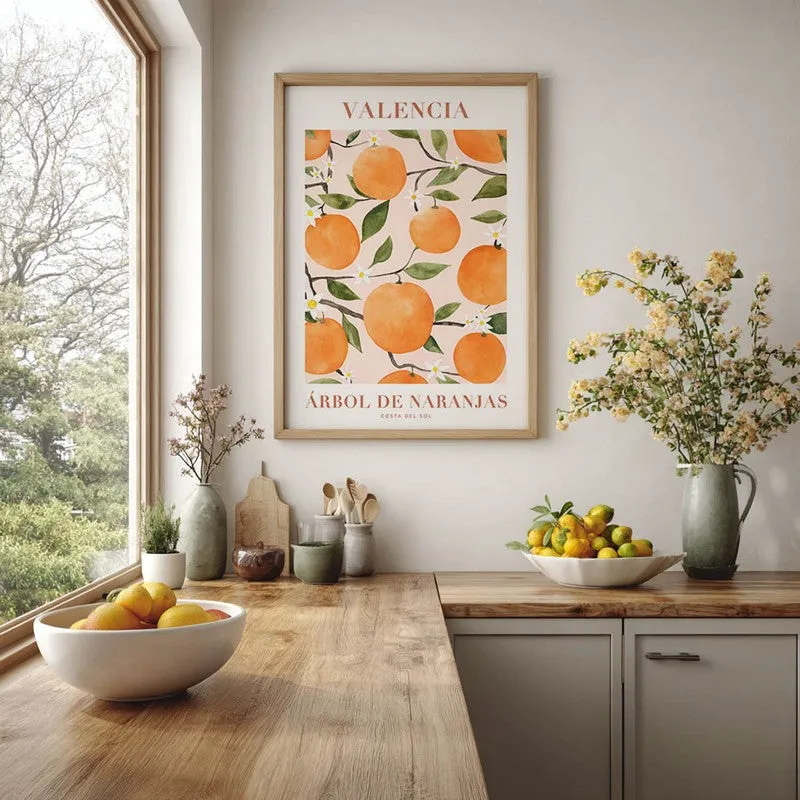 Citrus Serenade Archival Canvas Wall Art - Brown media 5