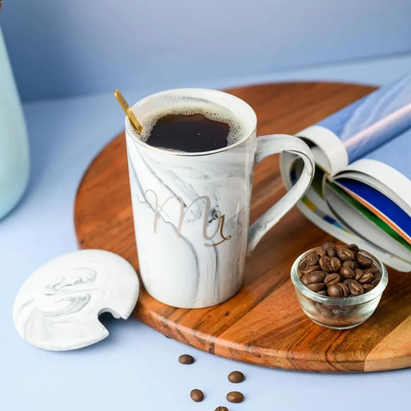 Mr & Mrs Glass Coffee Mug (380 mL Each) - Set Of Two media 7