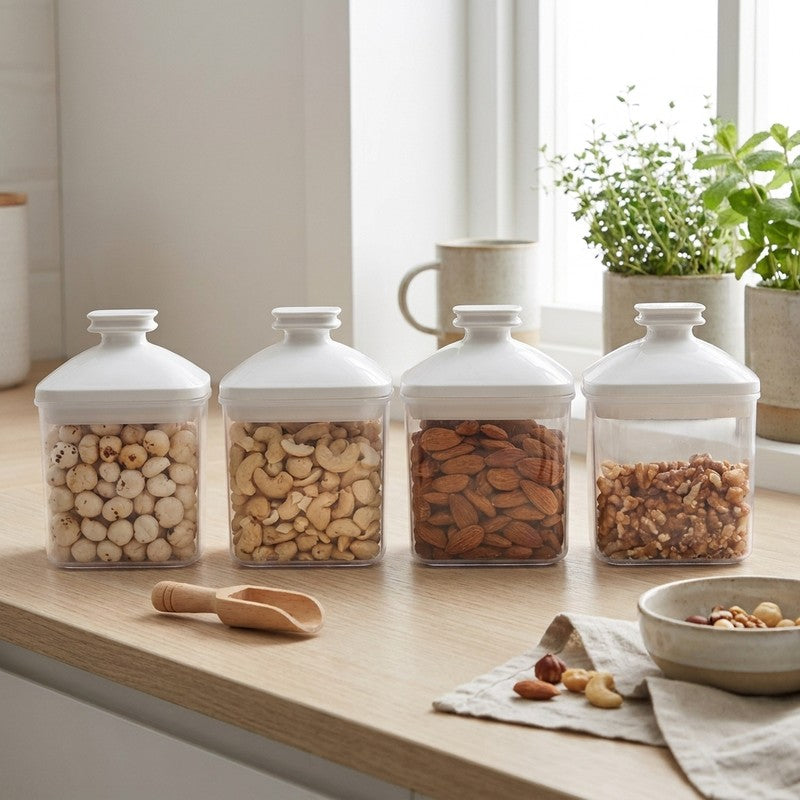 Snap Fresh Air Tight  Container ( 500 mL Each ) - Set of Four