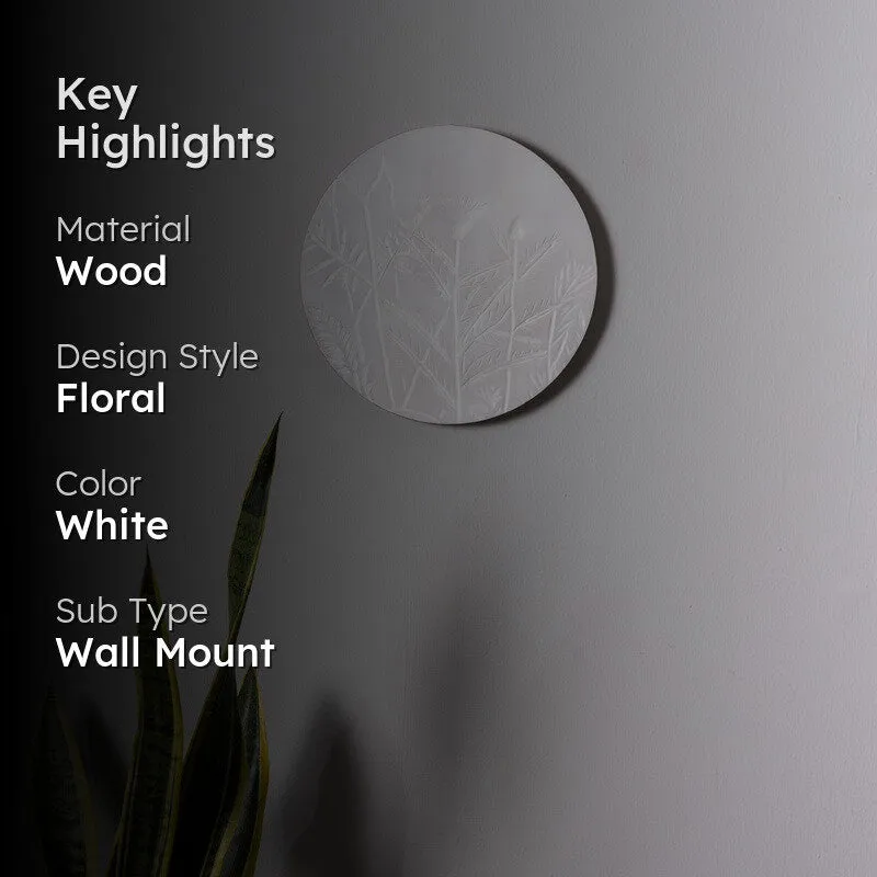 Ethereal Blooms Wooden Wall Plate media 2