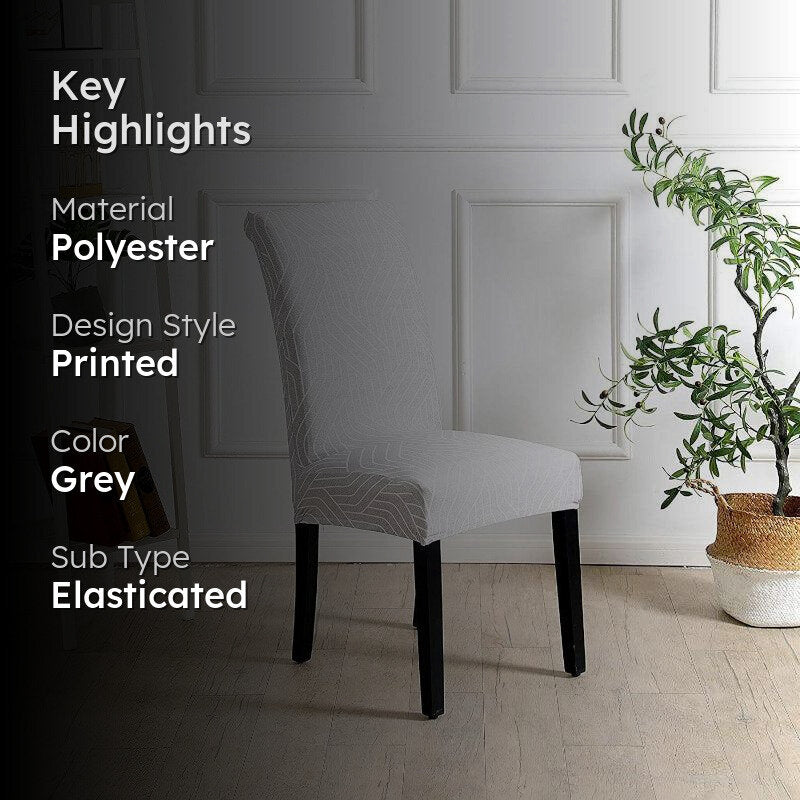 Java Maze Grey Chair Cover media 2