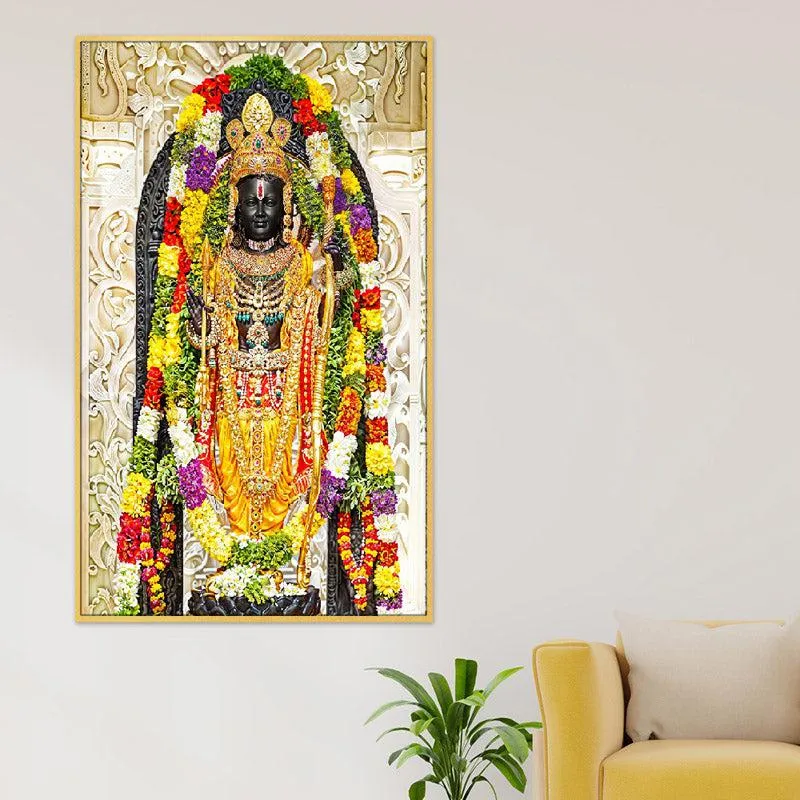 Tirupati Deva Canvas Wall Painting With Frame media 3