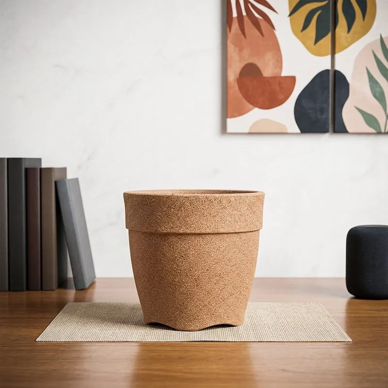 Ugaoo Barca Round Medium Planter - Sand media 1