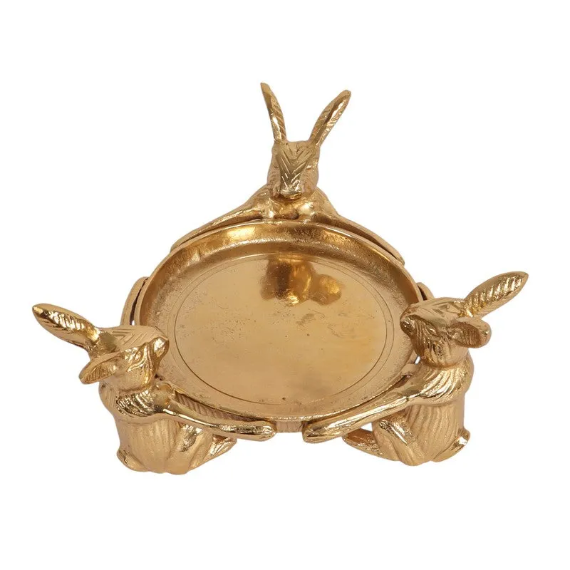Royal Rabbit Accent Tray - Gold media 6
