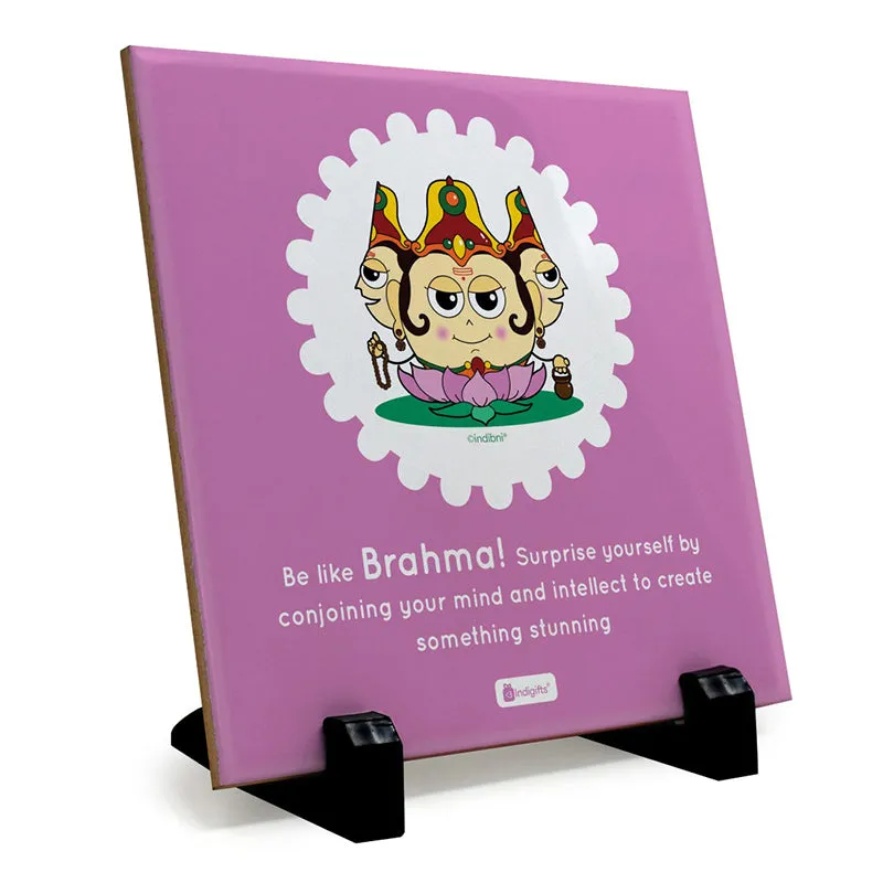 Whimsy Cute Brahma Motivational Showpiece media 3
