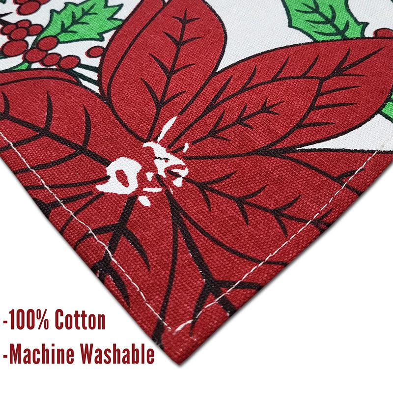 Acora Floral Placemat (Red) - Set of Six media 4