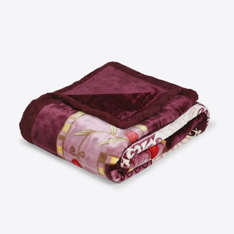 Monte Carlo Floral Embrace Blanket - 483 GSM media 5