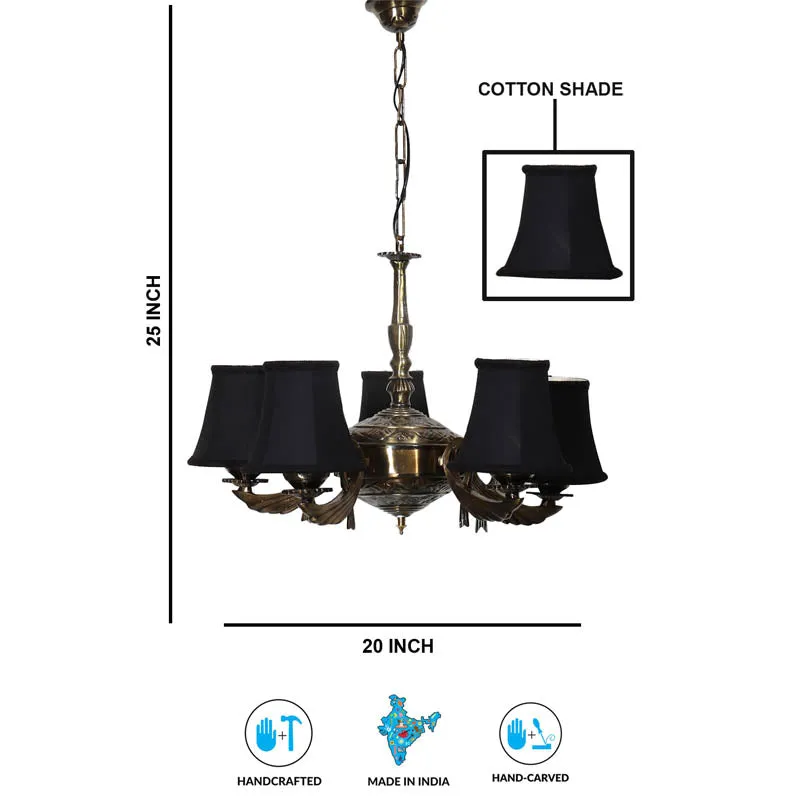 Ema Conical Golden Antique Ceiling Lamp media 6