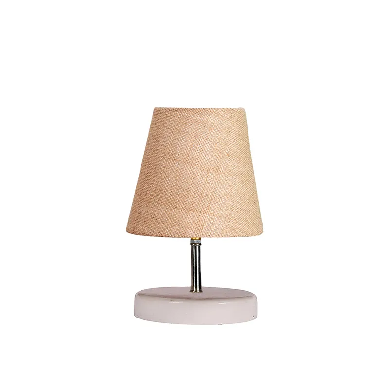 Vero Jute Table Lamp - Beige,White media 4